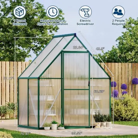 Heavy-Duty Large Outdoor Greenhouse image {1}
