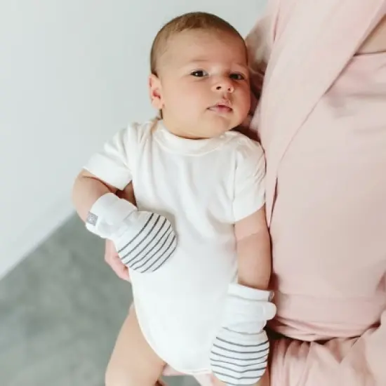 Goumikids Viscose Made from Bamboo + Organic Cotton Short-Sleeve Baby Bodysuit image {6}