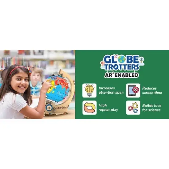 Smartivity Globe Explorer STEM Toy: Creative Engineering Building Kit, Problem Solving Skills, 367 Pieces image {9}