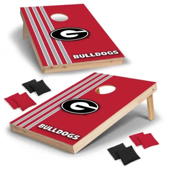 NCAA Georgia Bulldogs 2'x3' Wood Cornhole Set image {7}