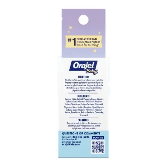 Orajel Baby Daytime & Nighttime Cooling Gels for Teething - 0.36oz image {1}