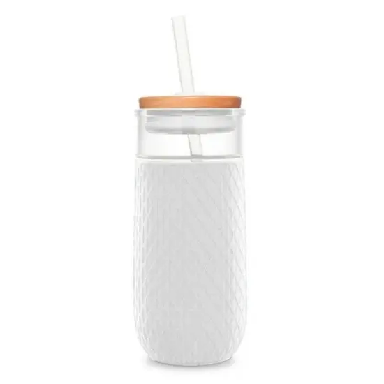 Ello Devon 18oz Glass Tumbler with Lid image {4}