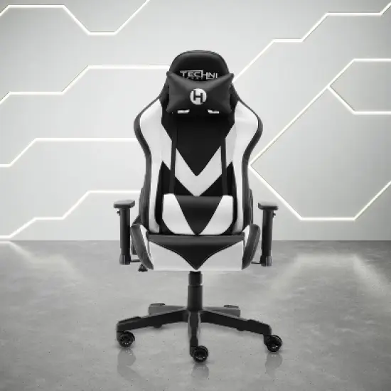 Office PC Gaming Chair White - Techni Sport image {4}