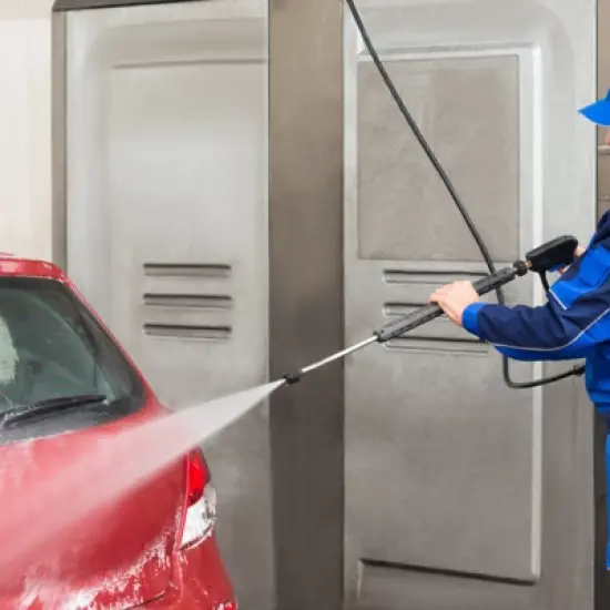 VEVOR Pressure Washer Hose, 100FT, 1/4" Kink Free M22-14mm Brass Thread Replacement For Most Brand Pressure Washers, 3/4'' Bending Radius, Black image {1}