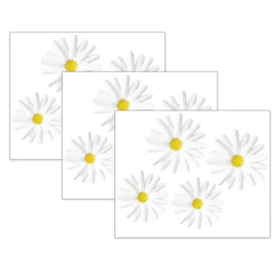 Carson Dellosa Education Happily Ever Elementary Retro Remix Daisies Dimensional Accents, 4 Per Pack, 3 Packs image {2}