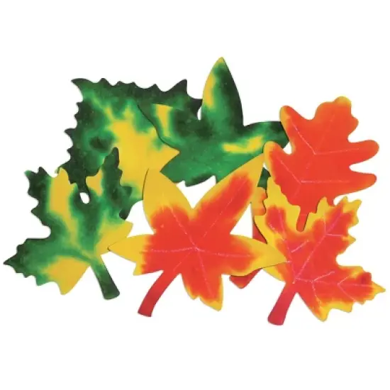 Roylco&reg; Color Diffusing Paper Leaves, 80 Per Pack, 3 Packs image {1}