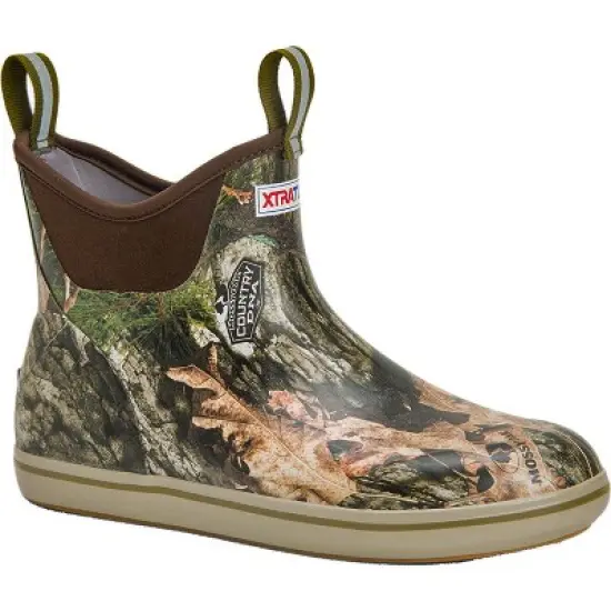 Men's Xtratuf Ankle Deck Boot, XMABMDNA, Camo image {7}