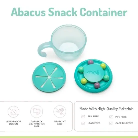 Melii Abacus Snack Container - Blue image {2}