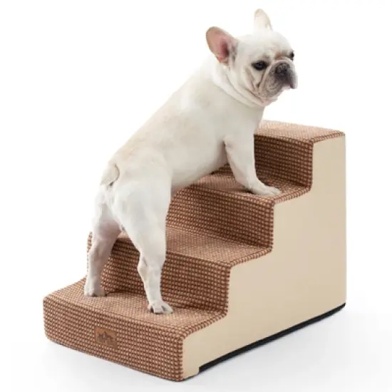 4-Tier Dog Stairs / Non-Slip Pet Steps for Small & Medium Dogs image {11}