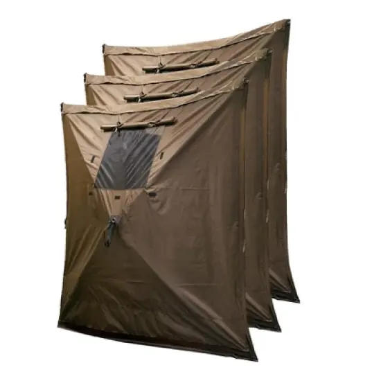 Clam Quick-Set Escape 11.5 x 11.5 Ft Portable Pop Up Camping Outdoor Gazebo Screen Tent Canopy Shelter & Carry Bag with 6 Wind & Sun Panels Accessory image {3}