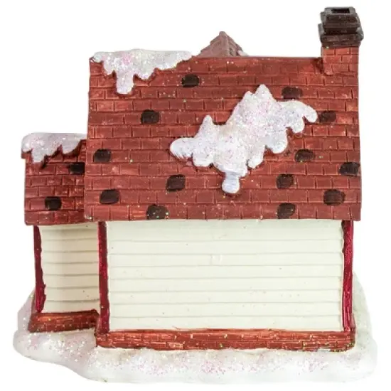 Northlight LED Lighted Snowy Cottage House Christmas Village Decoration - 6.5" image {5}
