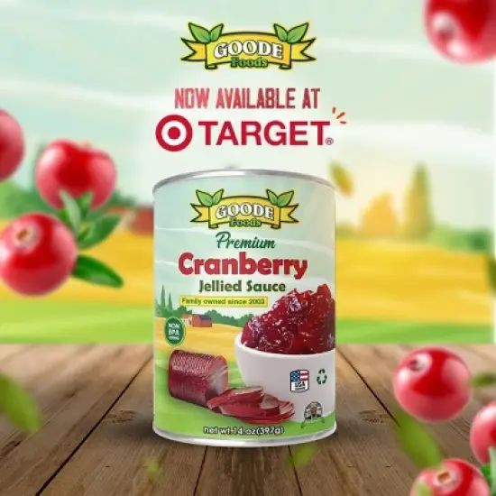 Goode Foods Cranberry Jellied Sauce - 14oz image {2}