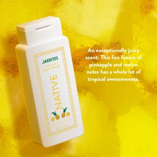 Native Body Wash for Women & Men - Limited Edition Jarritos - Pineapple - 18 fl oz image {4}