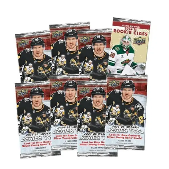 2024-25 Upper Deck NHL Series Two Hockey Trading Card Mega Box image {2}