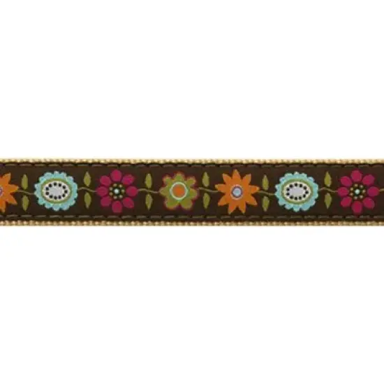 Up Country Bella Floral 1" Wide Dog Collar- Large 15"-21" image {1}