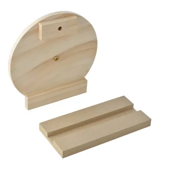 Light Autumn Wood Spinning Wheel Gifts for Dad, Brown image {2}