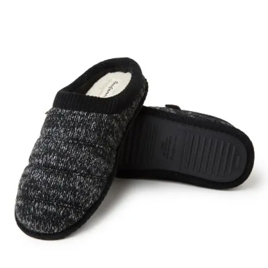 Dearfoams Men's Asher Marled Knit Clog Slipper image {1}