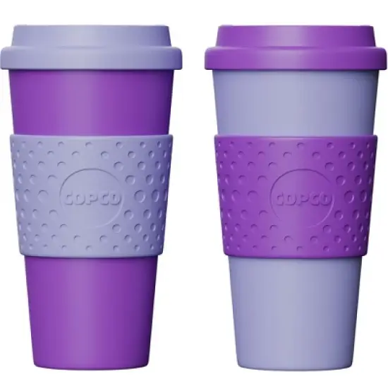 Copco Acadia To Go Mug Set of 2, 16 Ounce Reusable Coffee Cups with Lids, Durable & BPA-Free, Travel Mugs Double-Wall Insulation image {11}