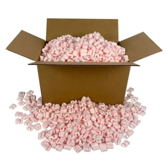 UOFFICE Anti-Static Packing Peanuts - 3.5 Cu. Ft. Industrial Shipping Void Fill image {4}