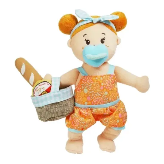 Manhattan Toy Wee Baby Stella Al Fresco 12" Soft Baby Doll Set for Toddlers 12 Months and Up image {3}
