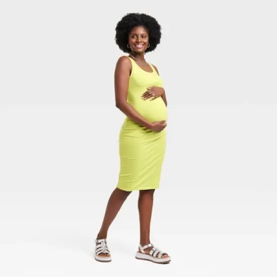 Essential Sleeveless Bodycon Midi Maternity Dress - Isabel Maternity by Ingrid & Isabel&trade; image {4}
