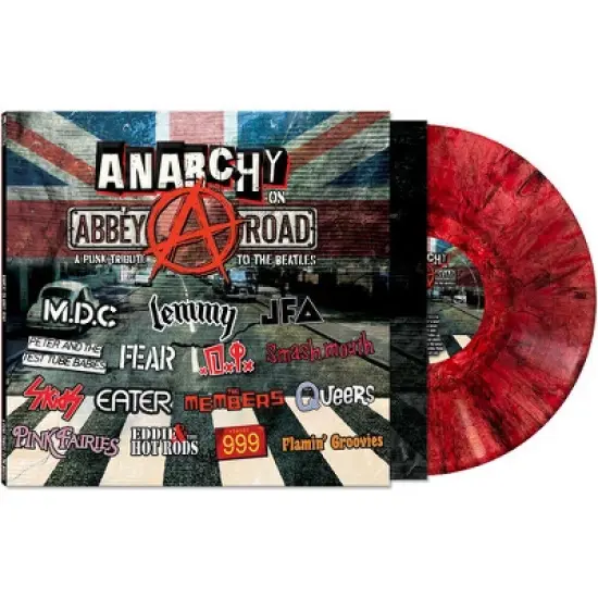 Various Artists - Anarchy On Abbey Road - A Punk Tribute To The Beatles (Var Artists) (Limited Edition Colored Vinyl Red) image {1}