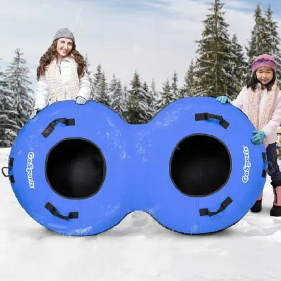 GoSports Heavy-Duty 2 Person Winter Snow Tube with Premium Canvas Cover image {4}