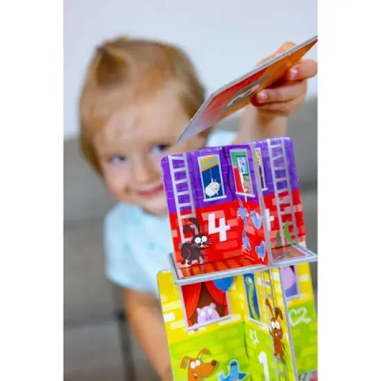 HABA My Very First Games Rhino Hero Junior Cooperative Stacking & Matching Game image {8}