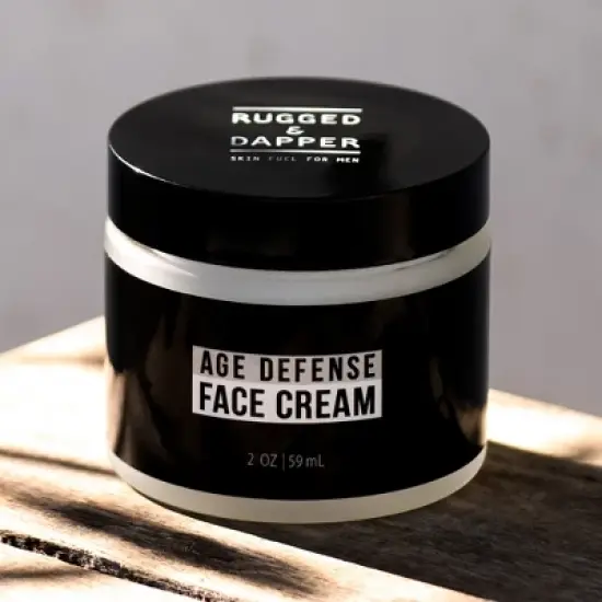 RUGGED & DAPPER Age Defense Face Cream, Ultra-Hydrating Face Cream for Men, 2 Ounces image {5}