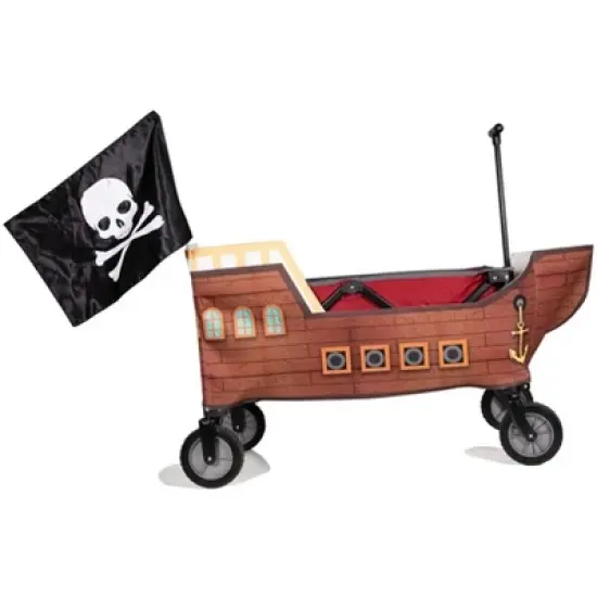 Seeing Red Foam Pirate Ship Wagon Cover | One Size image {1}