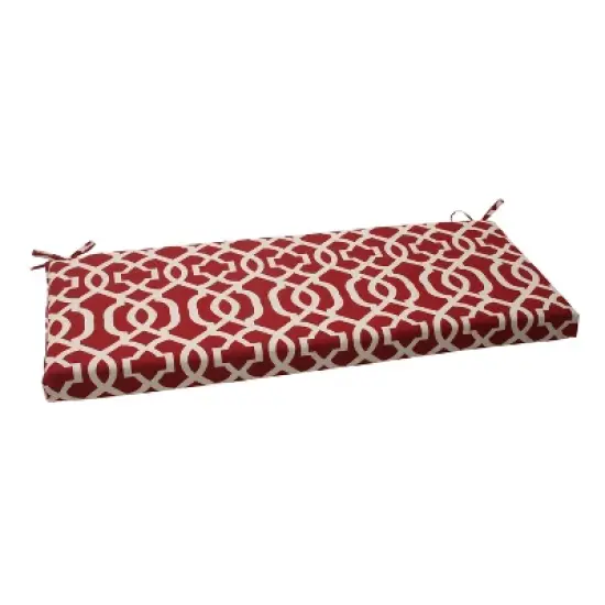 Geometric Outdoor Bench Cushion - Pillow Perfect image {5}
