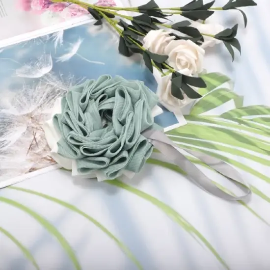 Unique Bargains Bath Shower Sponge for bathroom 4.72"x4.72" 1 Pc image {5}