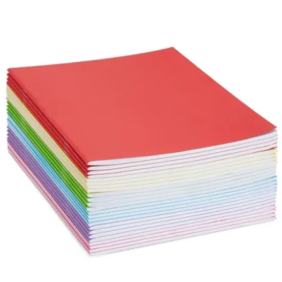 Paper Junkie 24 Pack Blank Books 8.5 x 11 Bulk Colorful Notebook Set, Unlined Notebooks, Journals for Kids School Supplies or Office image {8}