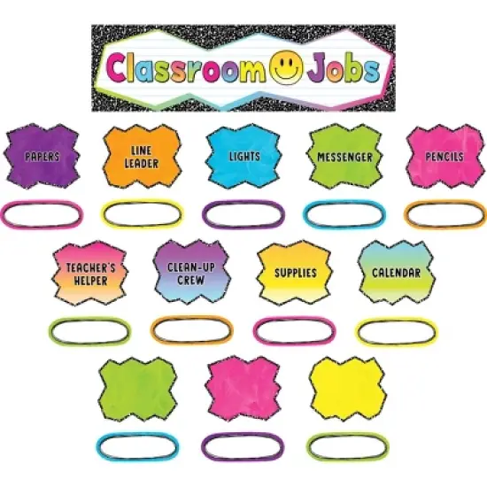 Teacher Created Resources&reg; Brights 4Ever Classroom Jobs Mini Bulletin Board Set image {1}