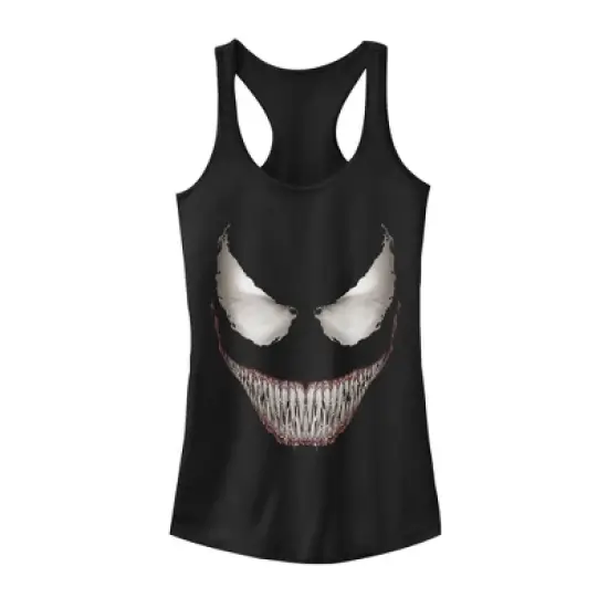 Junior's Marvel Venom Grin Racerback Tank Top image {3}