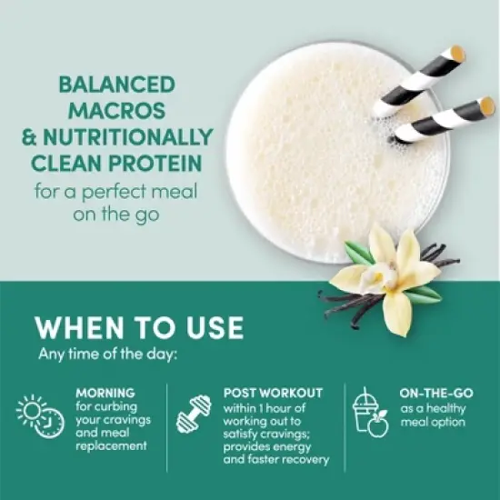 Designer Whey Meal Replacement, Vanilla 1.72lb image {5}