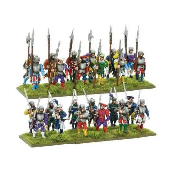Landsknechts with Zweihanders Miniatures Box Set image {1}