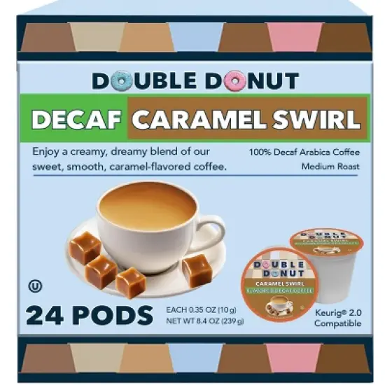 Decaf Caramel Swirl Flavored Coffee Pods image {1}