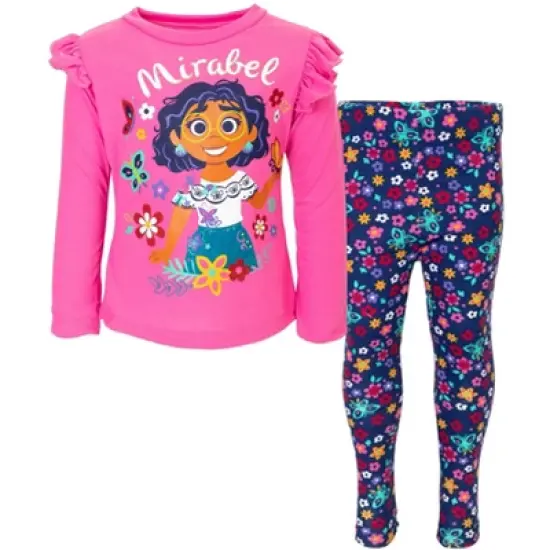 Disney Encanto Mirabel Girls T-Shirt and Leggings Outfit Set Toddler  image {8}