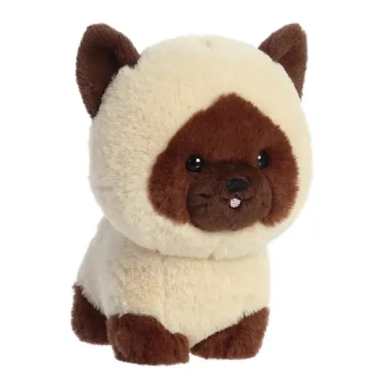Aurora Teddy Pets 7" Siamese Brown Stuffed Animal image {1}