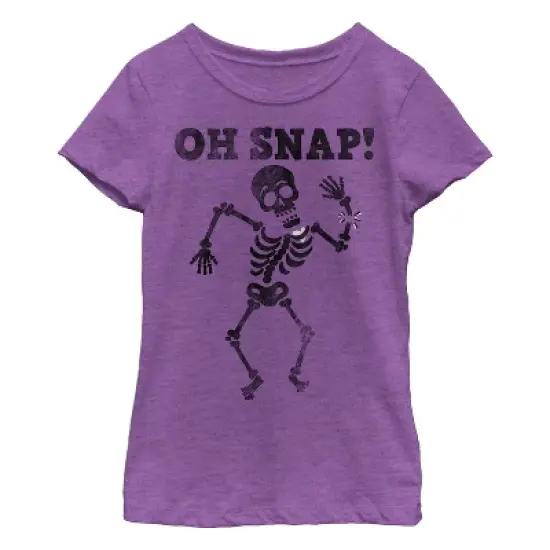 Girl's Lost Gods Halloween Oh Snap Skeleton T-Shirt image {4}