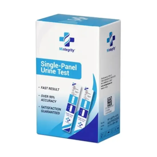 Mintegrity [5pk] - Marijuana (THC) Single Panel Drug Tests Card, Single Panel THC Screen Urine Drug Test Card with 50 ng/ml Cutoff Level image {5}