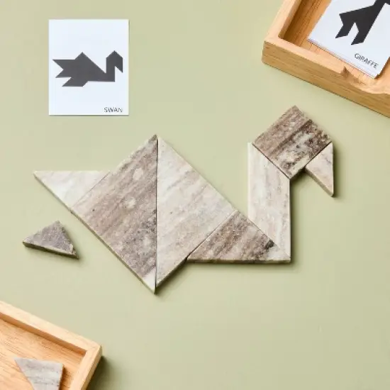 Marble & Wood Tangram Puzzle - Hearth & Hand&trade; with Magnolia image {2}