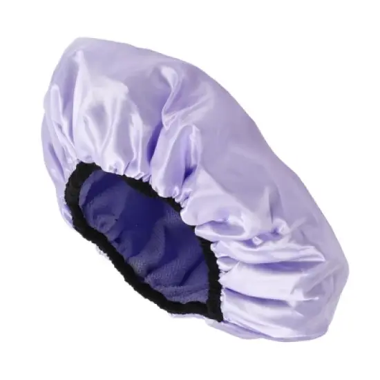 Unique Bargains Women Durable Solid Color Shower Cap 1 Pc image {6}