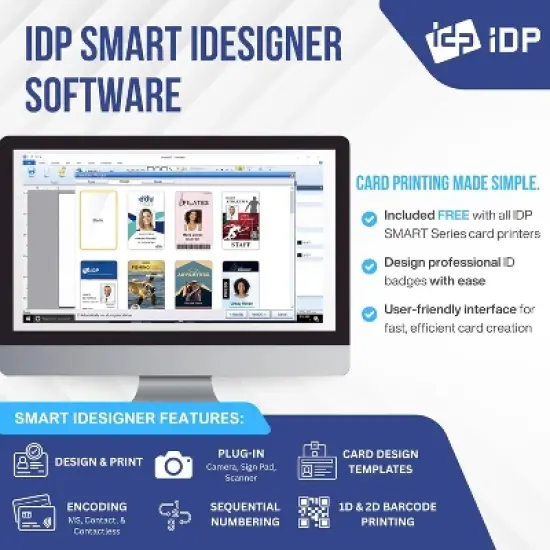IDP SMART-31 Single-Sided and Dual-Sided ID Card Printers image {4}