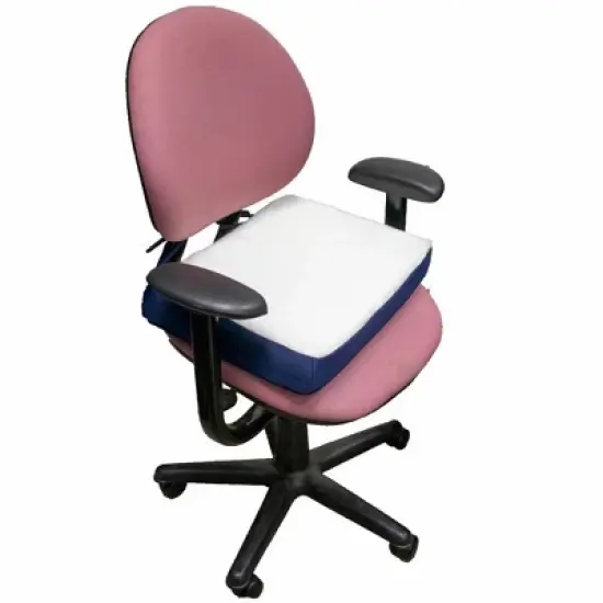 5 Star Super Deals Gel Memory Foam Seat Cushion with Chair Ties - Orthopedic Seat Lightweight and Portable - Washable Cover Included image {6}