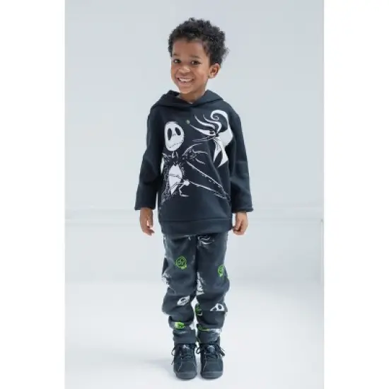 Disney Nightmare Before Christmas Jack Fleece Hoodie & Pants image {1}