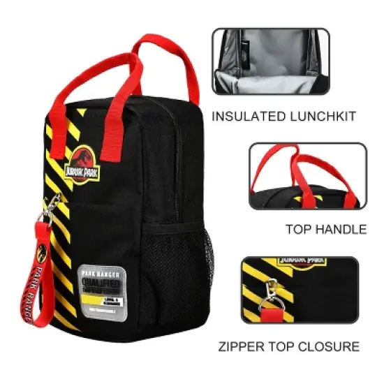 Jurassic Park Top Handle 9" Insulated Lunch Bag image {3}