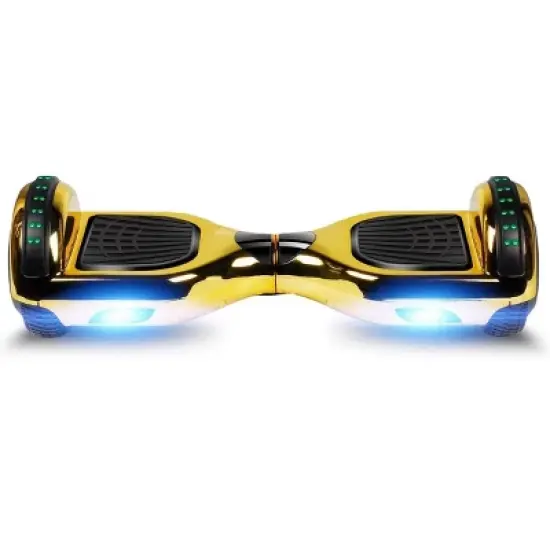 GlareWheel M3 Hoverboard LED Light Bluetooth Chrome Purple image {2}