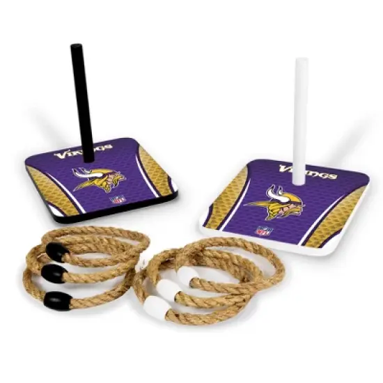NFL Minnesota Vikings Solid Wood Quoits Toss Game image {9}